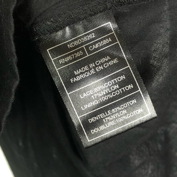 BB Dakota Renley Black Lace Fit & Flare Mini Dress 8 - Picture 6 of 6